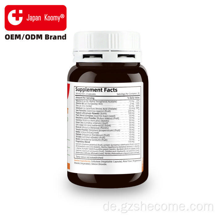 Shecome Prostate Support Health Saw Palmetto Kapseln